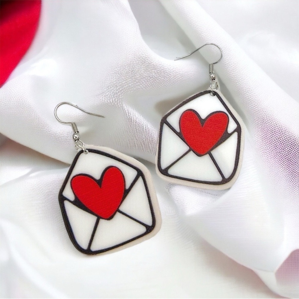 Love Letter Dangle Earrings: The Perfect Valentine’s Day Accessory! 💌 NWT